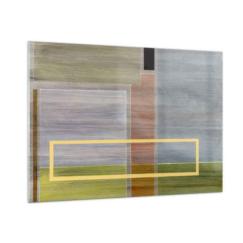 Billede på glas - Lige og rolig - 100x70 cm