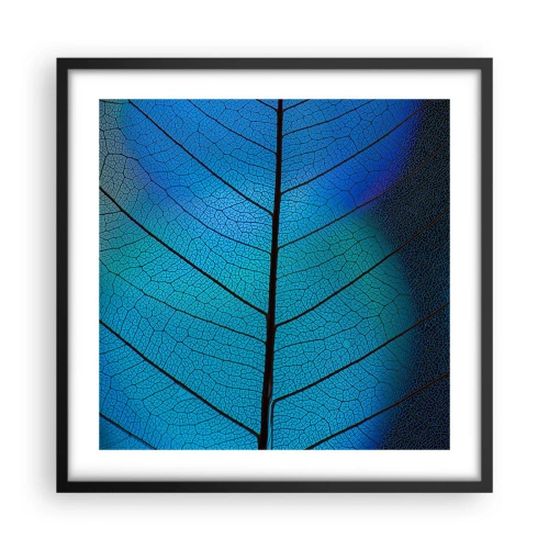 Plakat i sort ramme - Indviklet konstruktion - 50x50 cm