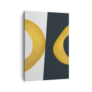 Lærredstryk - Billede på lærred - Først: guld - 50x70 cm