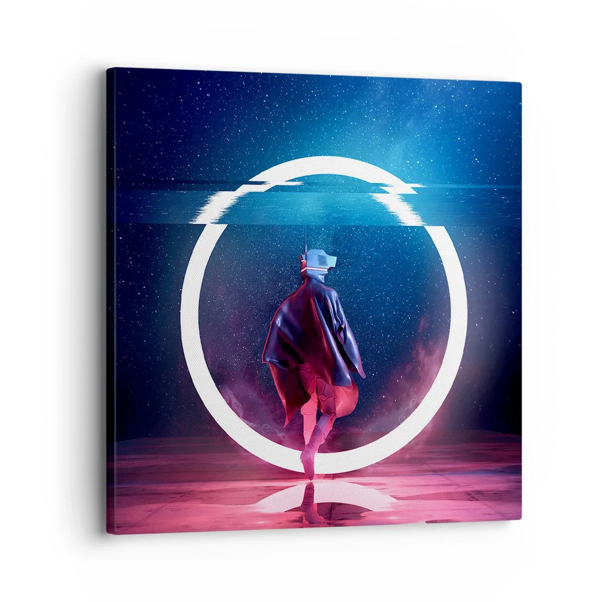 Lærredstryk - Billede på lærred - Mellem verdener - 30x30 cm