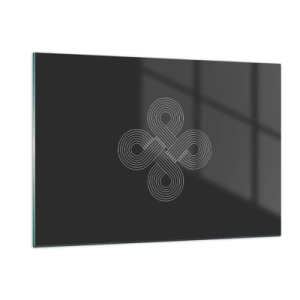 Billede på glas - I den keltiske ånd - 120x80 cm