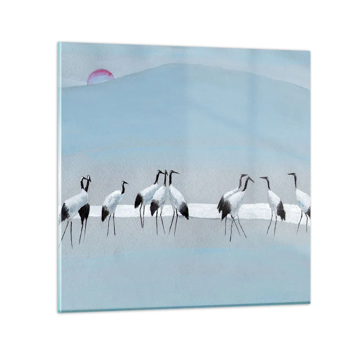 Billede på glas - Efter en varm dag - 30x30 cm