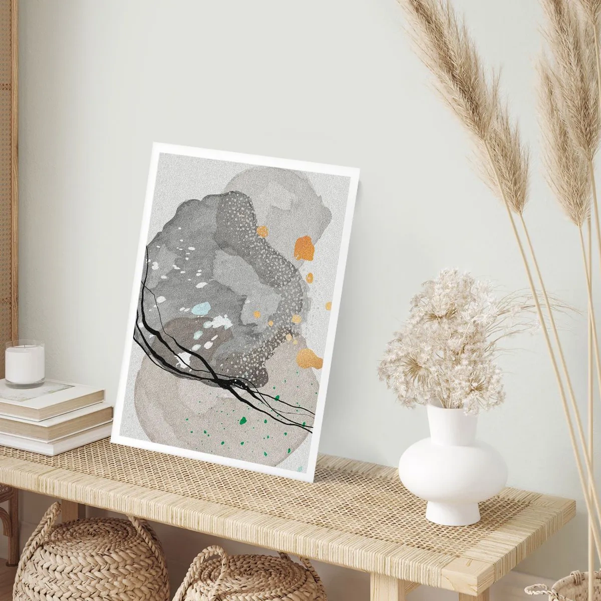 Plakat - Organisk komposition - 61x91 cm