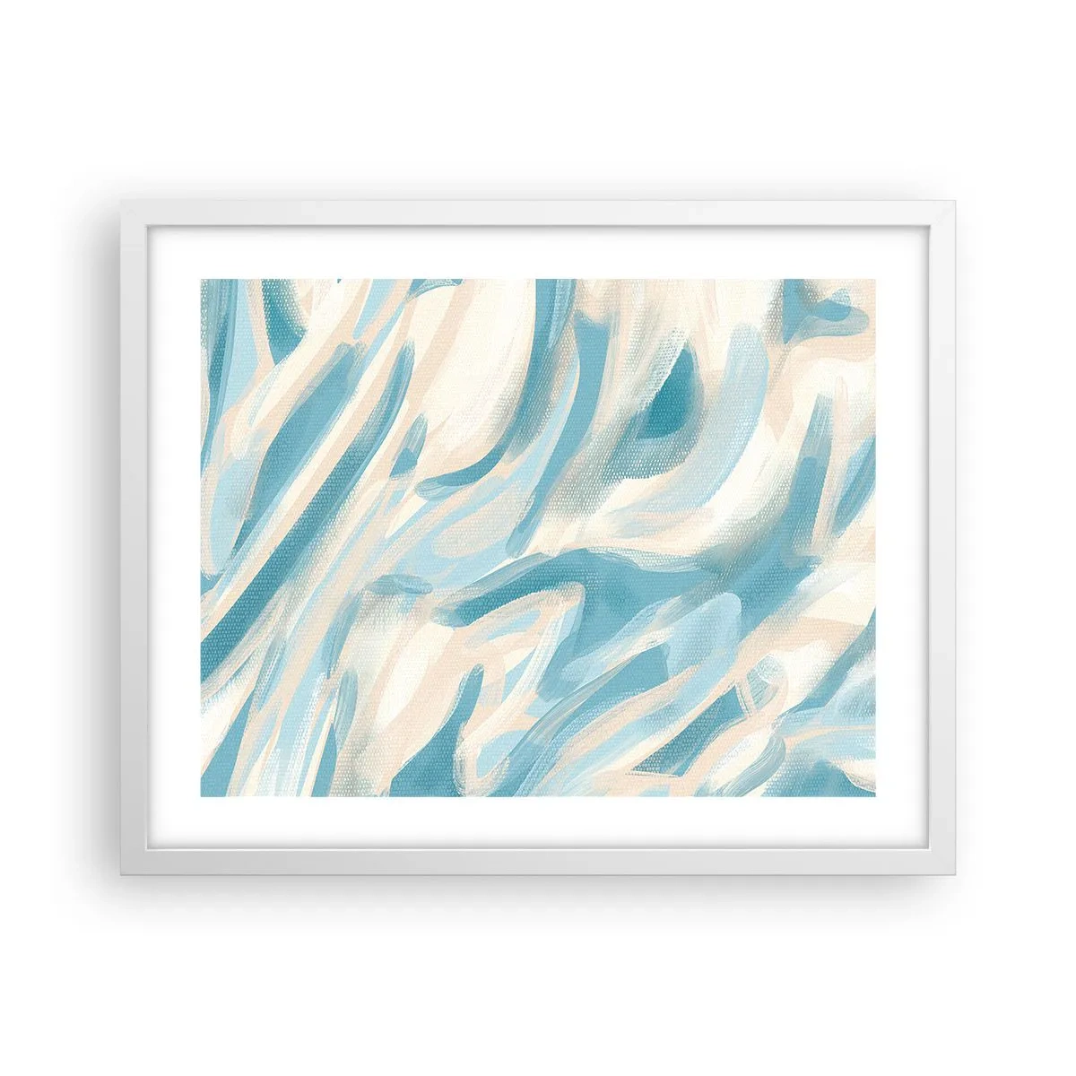 Plakat i hvid ramme - Forårsbriser - 50x40 cm