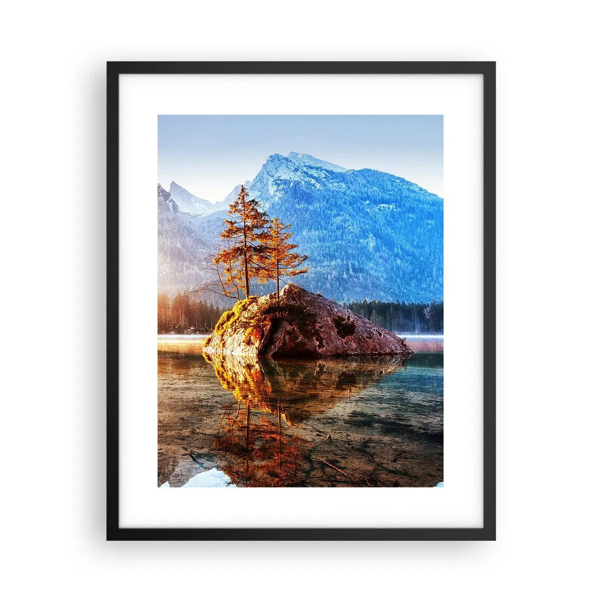 Plakat i sort ramme - Naturen i et nyt lys - 40x50 cm