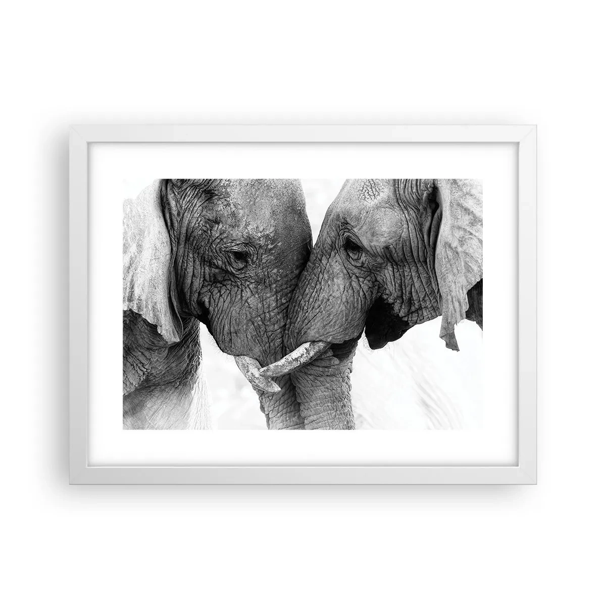 Plakat i hvid ramme - Hjertelig tilståelse - 40x30 cm