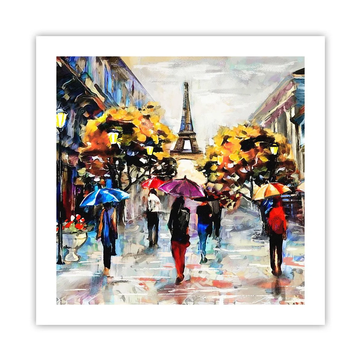 Plakat - Særligt smuk om efteråret - 50x50 cm