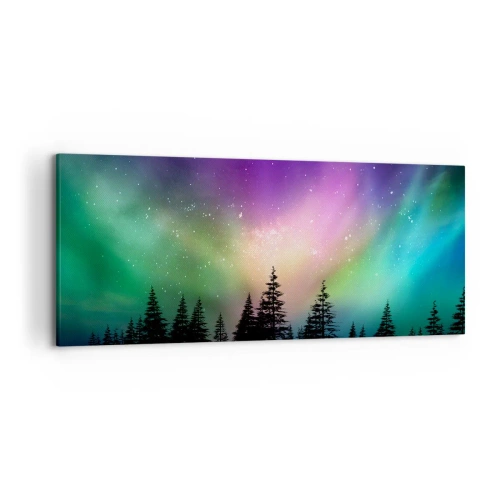 Lærredstryk - Billede på lærred - Hvid magi - 120x50 cm