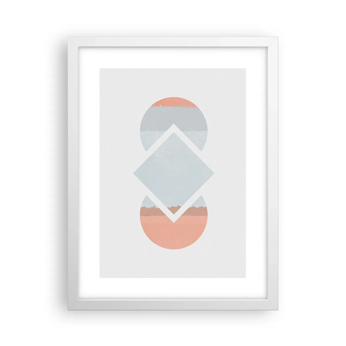 Plakat i hvid ramme - Situationen er klar - 30x40 cm