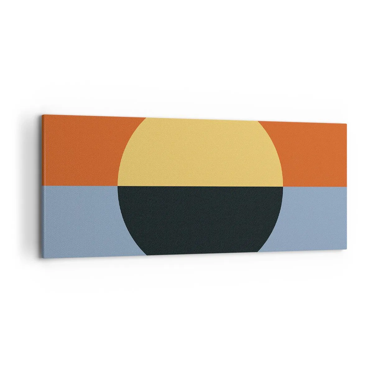 Lærredstryk - Billede på lærred - En sammensætning af varme og kølighed - 120x50 cm