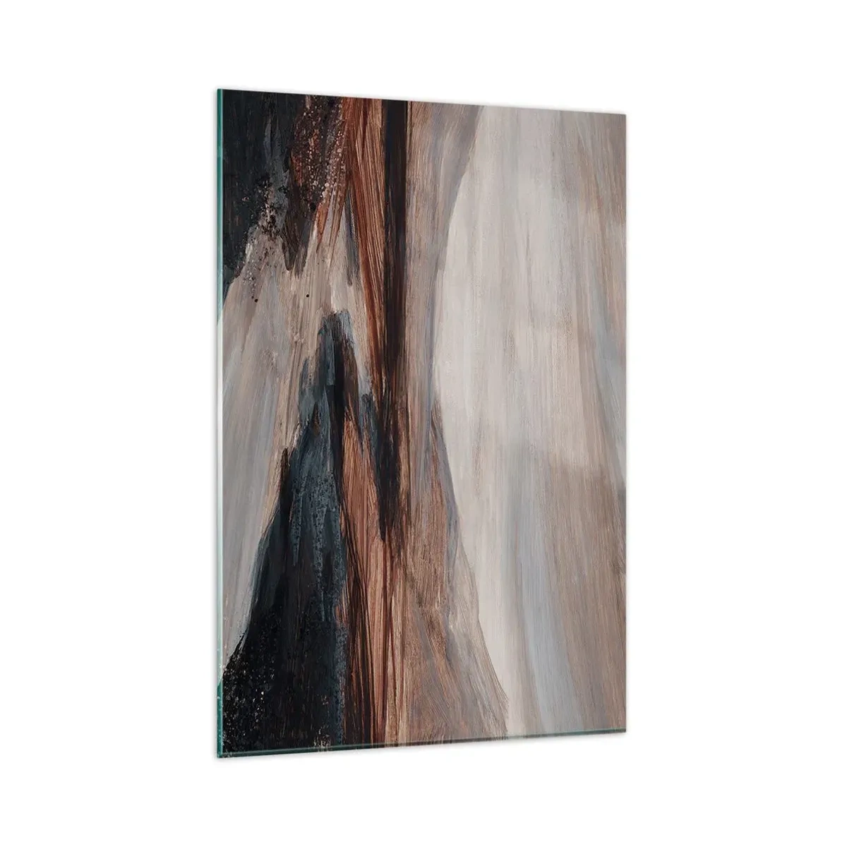 Billede på glas - Fredfyldt dal - 80x120 cm