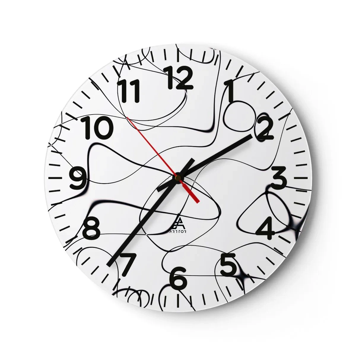 Vægur, Uret - Livets veje, skæbnens omskiftelser - 40x40 cm