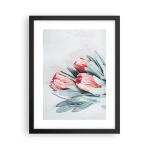 Plakat i sort ramme - Skammer sig over deres egen skønhed - 30x40 cm