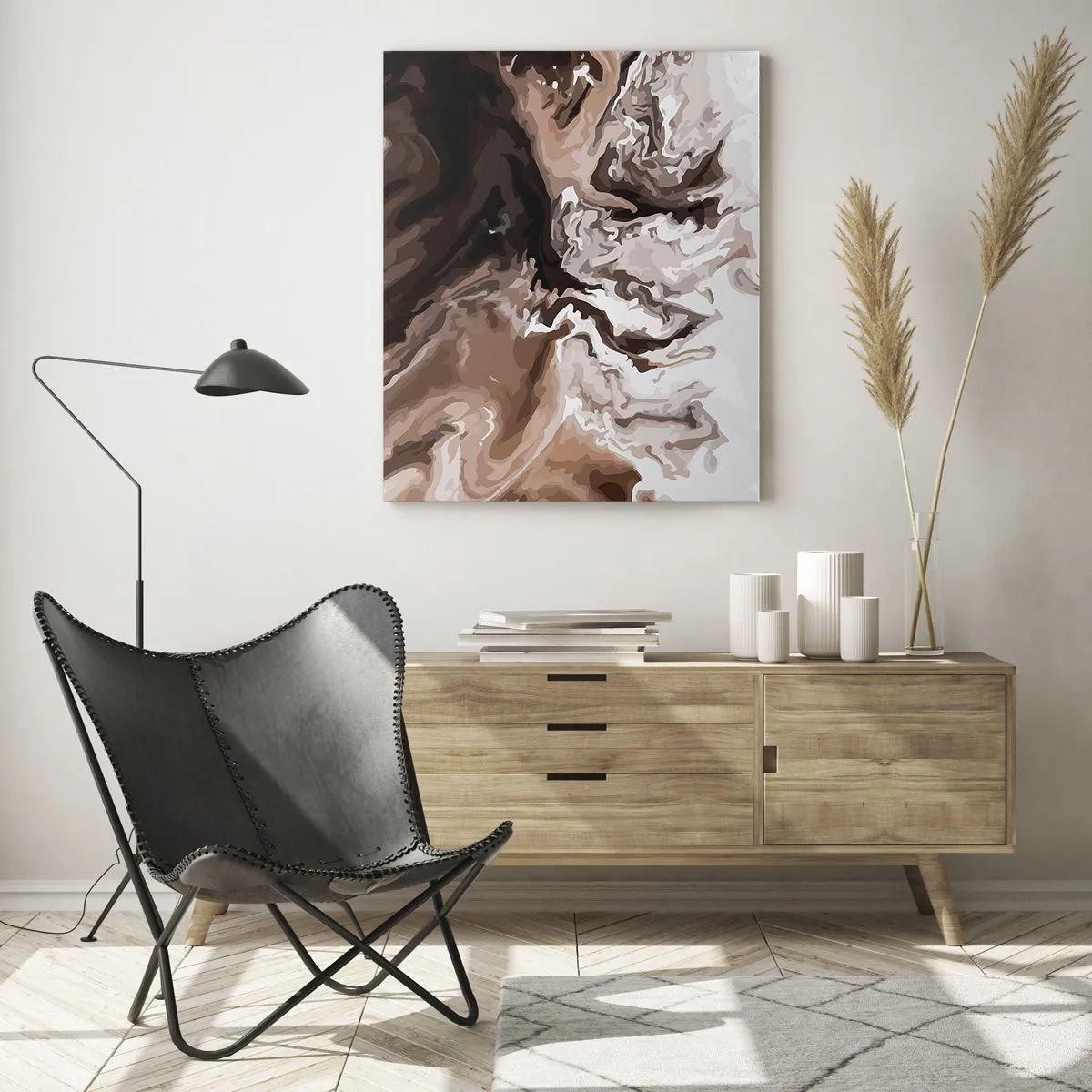 Billede på glas - Farvekontrast - 80x120 cm