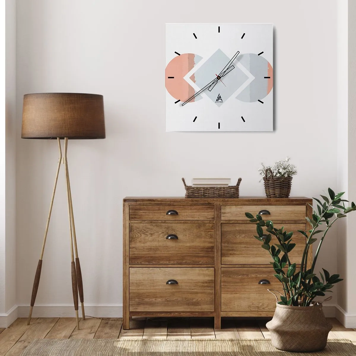 Vægur, Uret - Situationen er klar - 40x40 cm