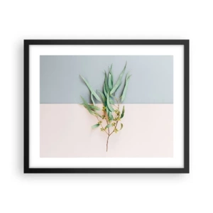 Plakat i sort ramme - Pastelfarvernes subtilitet - 50x40 cm