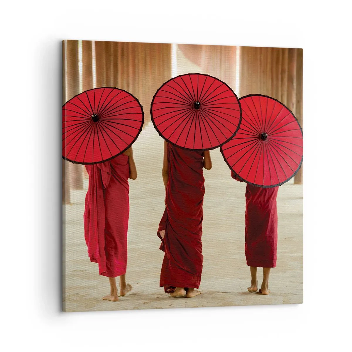 Lærredstryk - Billede på lærred - På vej til det rene land - 50x50 cm