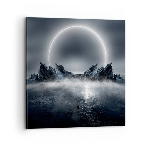 Lærredstryk - Billede på lærred - En finale på en historie - 70x70 cm