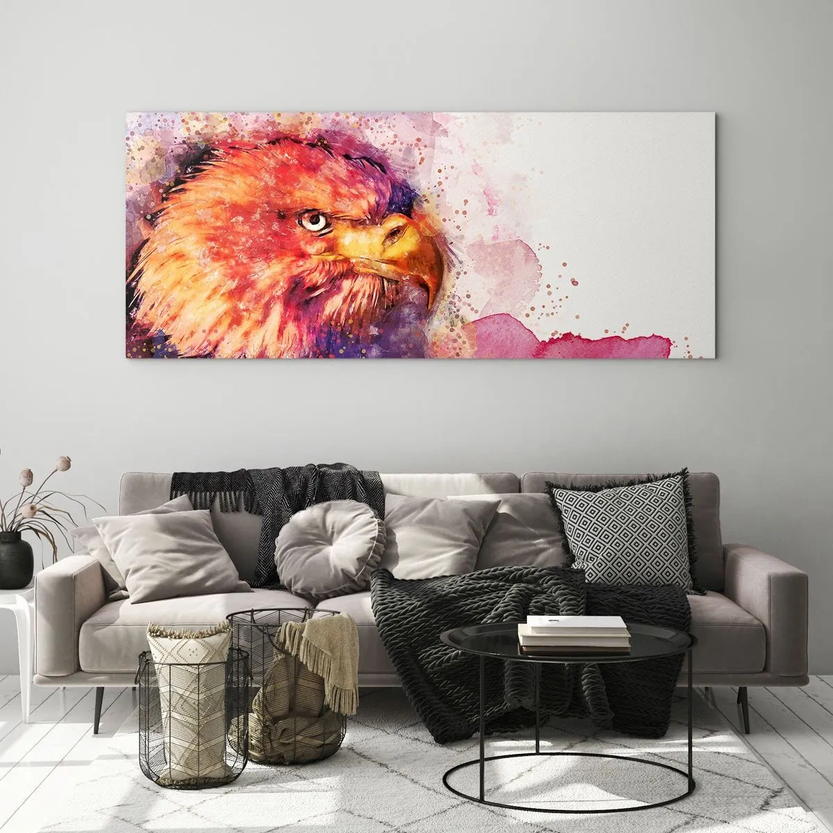 Billede på glas - Du vil ikke vide, hvad jeg tænker på - 120x50 cm