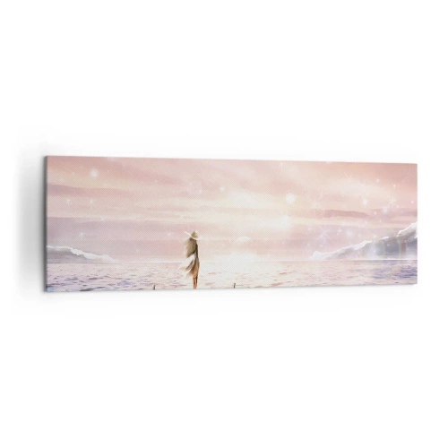 Lærredstryk - Billede på lærred - I lyset af en drøm - 160x50 cm