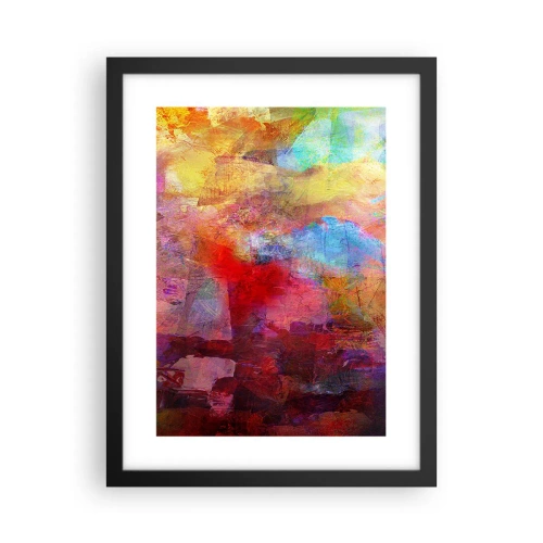Plakat i sort ramme - Et kig ind i regnbuen - 30x40 cm