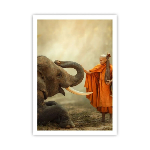 Plakat - Møde på ferien - 70x100 cm