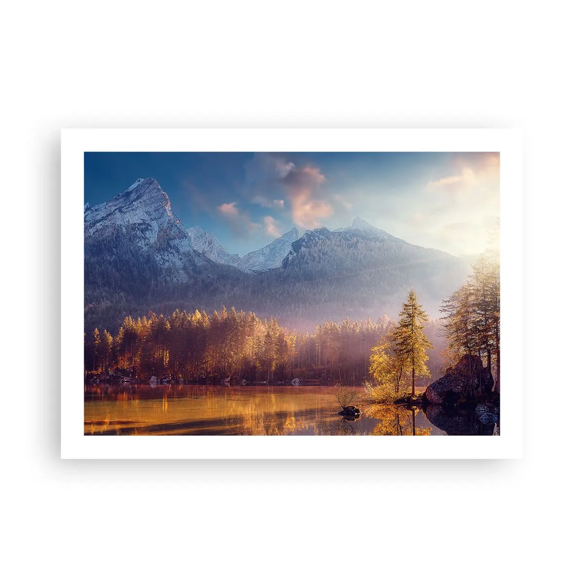 Plakat - I bjerge og dale - 70x50 cm