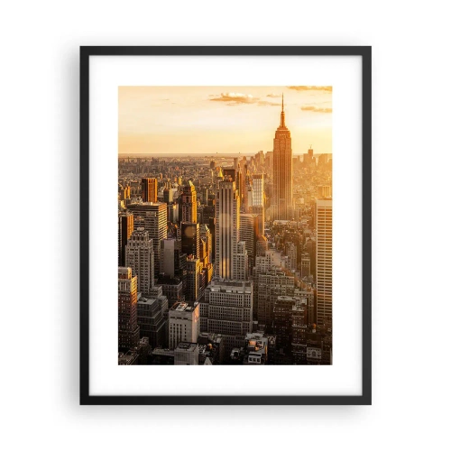 Plakat i sort ramme - At vokse i solen - 40x50 cm