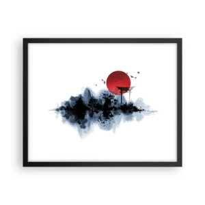Plakat i sort ramme - Et japansk synspunkt - 50x40 cm