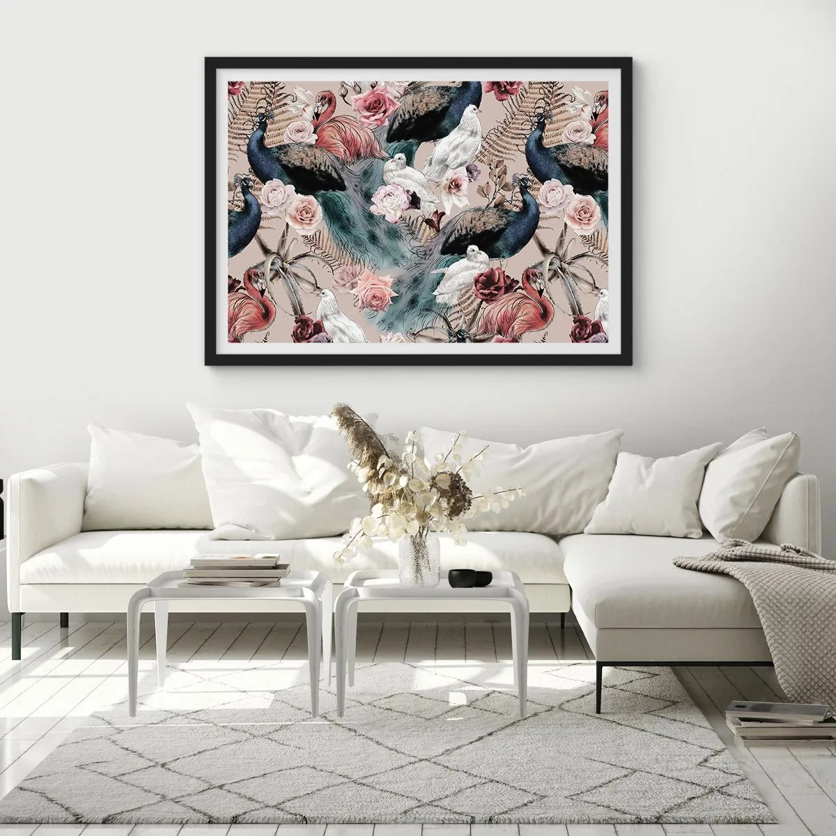 Plakat i sort ramme - I paladsets have - 91x61 cm