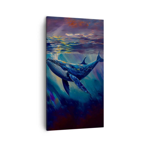 Lærredstryk - Billede på lærred - Velkommen til min verden - 45x80 cm