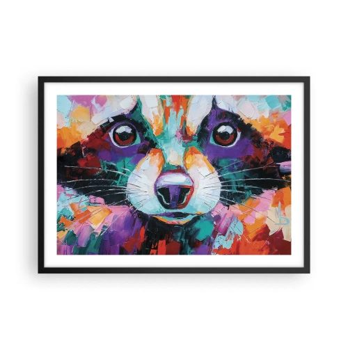 Plakat i sort ramme - Kun gode følelser - 70x50 cm