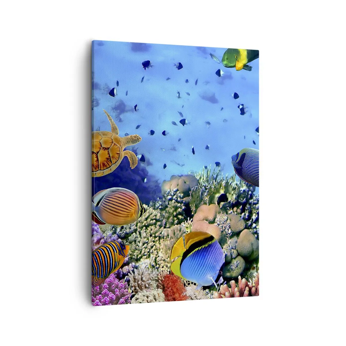 Lærredstryk - Billede på lærred - Og hvad ved vi om livet... - 50x70 cm