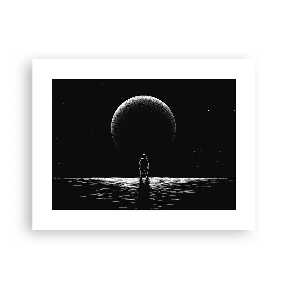 Plakat - Ansigt til ansigt - 40x30 cm