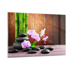 Billede på glas - Oplev Østens fornøjelser - 120x80 cm