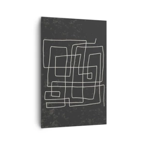 Lærredstryk - Billede på lærred - Ikke helt så enkel - 80x120 cm