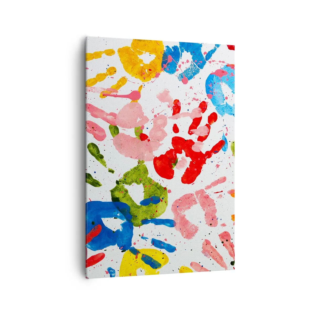 Lærredstryk - Billede på lærred - Følg sporene - 70x100 cm