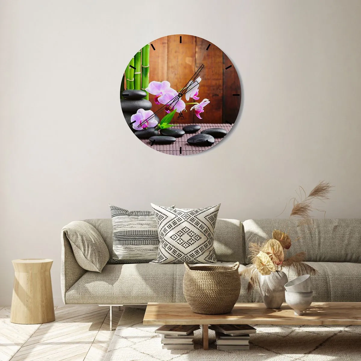 Vægur, Uret - Oplev Østens fornøjelser - 40x40 cm