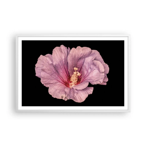 Plakat i hvid ramme - Lige i hjertet - 91x61 cm