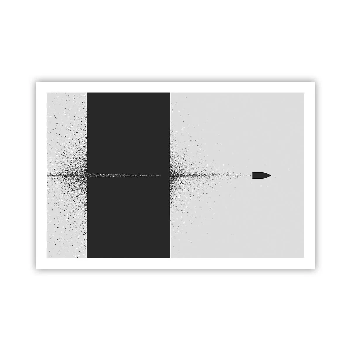 Plakat - Lige til sagen - 91x61 cm