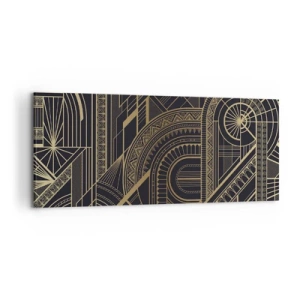 Lærredstryk - Billede på lærred - Koncepter, idéer, planer - 120x50 cm