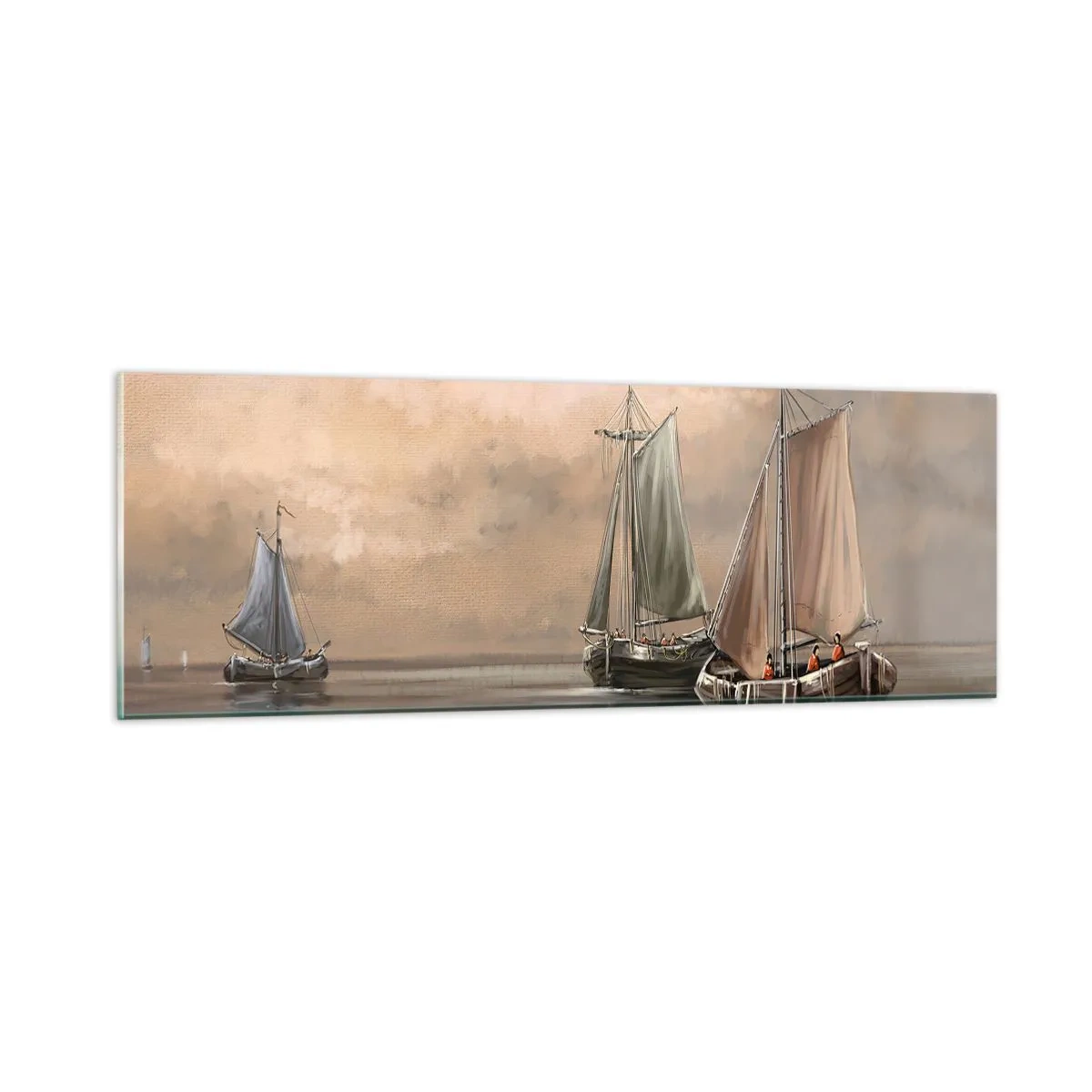 Billede på glas - Sømændenes tilbagevenden - 90x30 cm