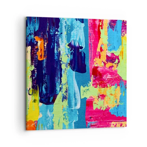 Lærredstryk - Billede på lærred - Livet er smukt! - 60x60 cm