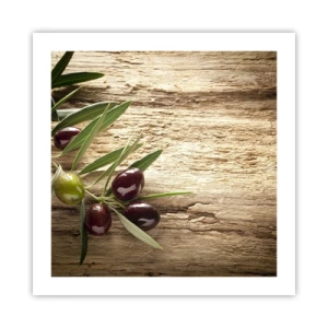 Plakat - Lige fra naturen - 50x50 cm