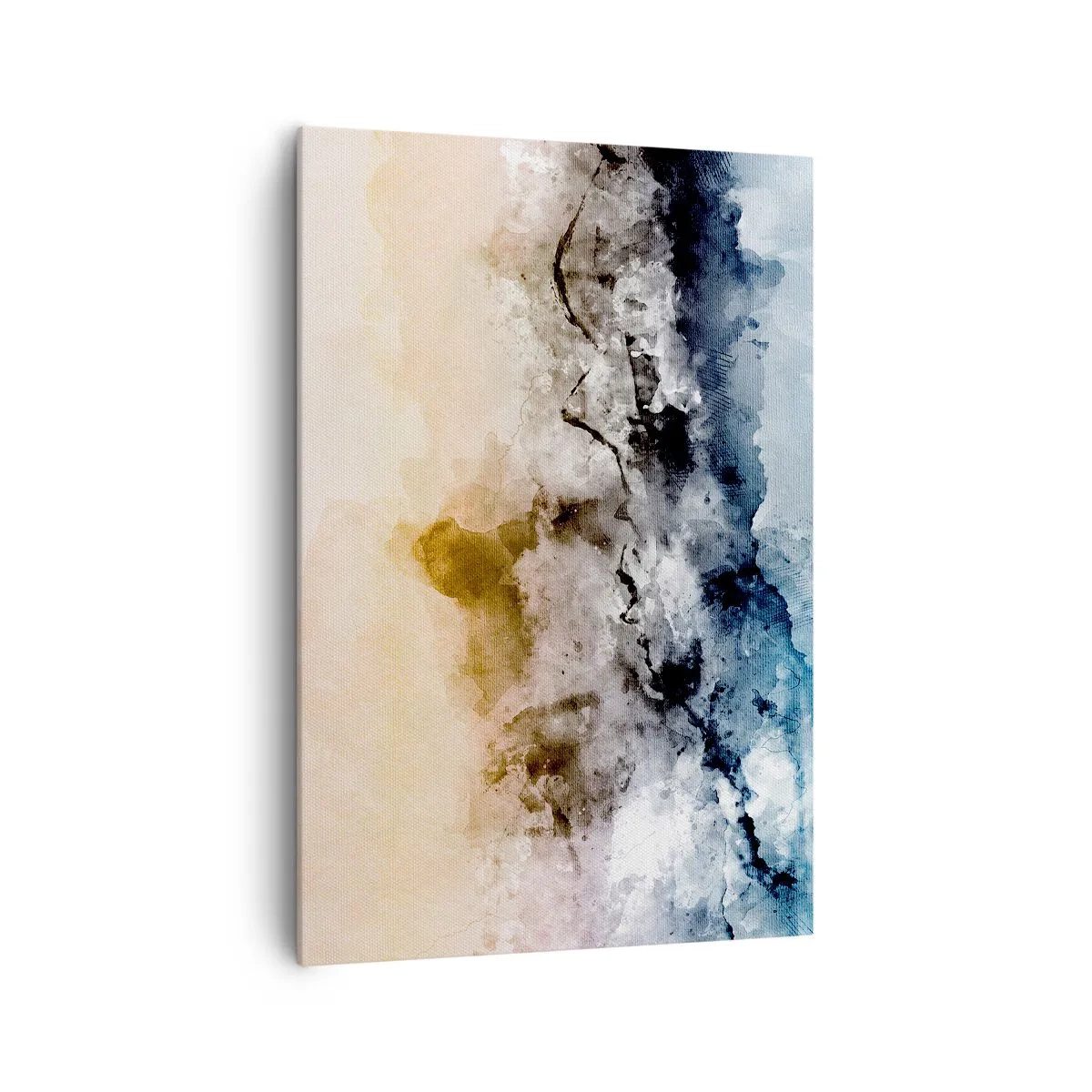 Lærredstryk - Billede på lærred - Sænket i en tågesvirvel - 70x100 cm
