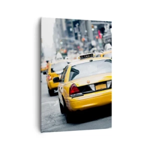 Lærredstryk - Billede på lærred - Kun i denne by - 70x100 cm