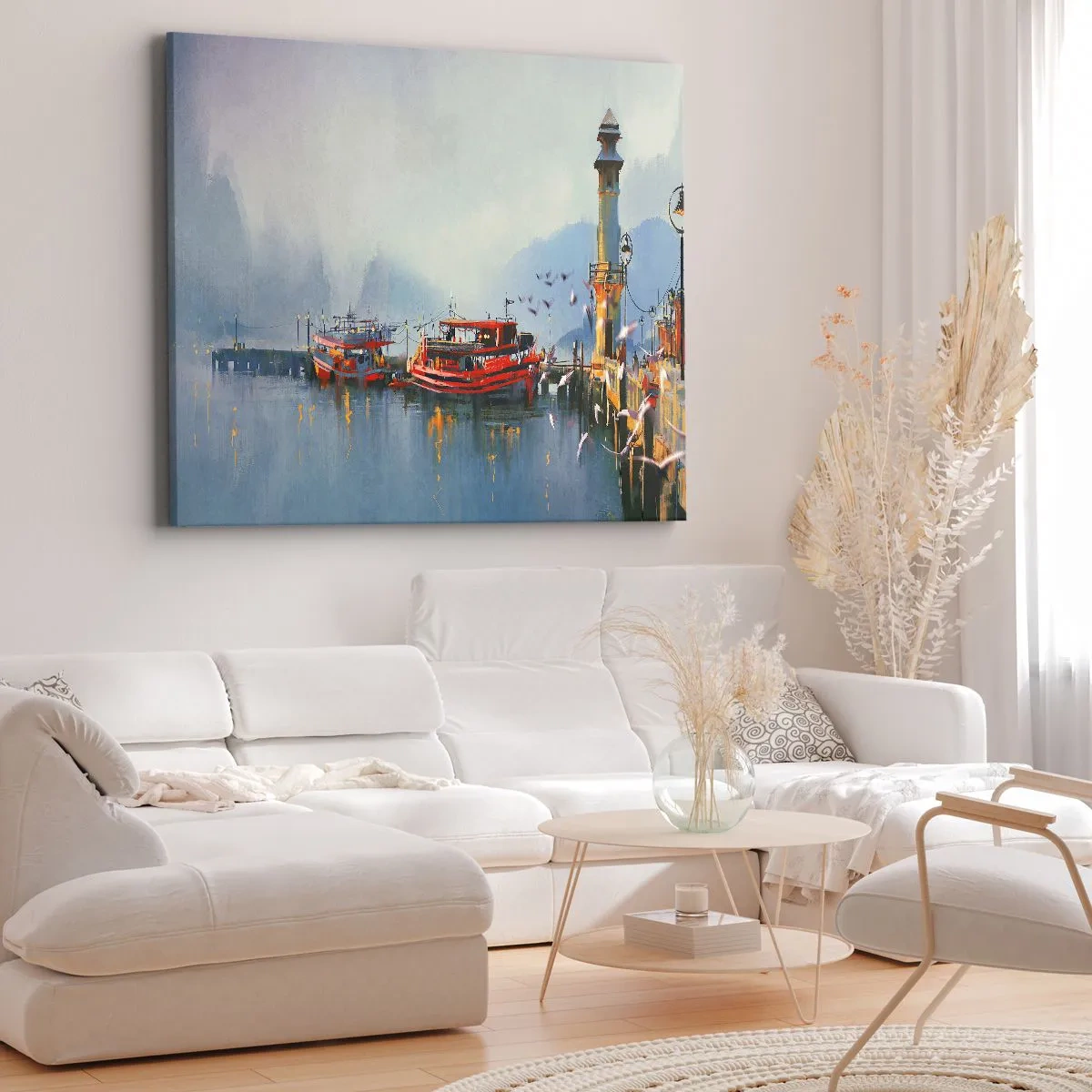 Lærredstryk - Billede på lærred - Ved verdens ende - 120x80 cm