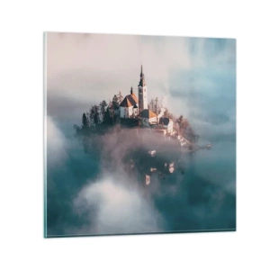 Billede på glas - Drømmeøen - 50x50 cm