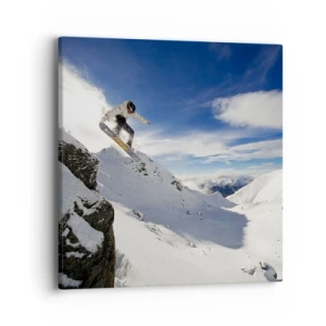 Lærredstryk - Billede på lærred - Frihed uden grænser - 40x40 cm