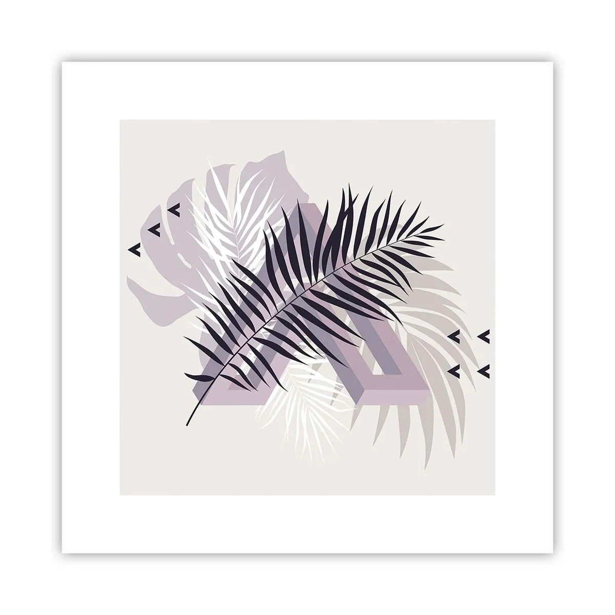 Plakat - Skygge af en skygge - 30x30 cm